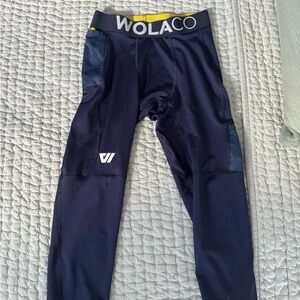 Wolaco Navy Blue Leggings